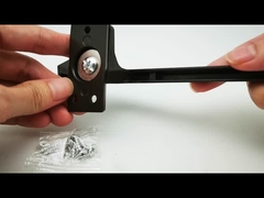 Manobra de janela deslizante de alumínio Manobra de lado único marrom