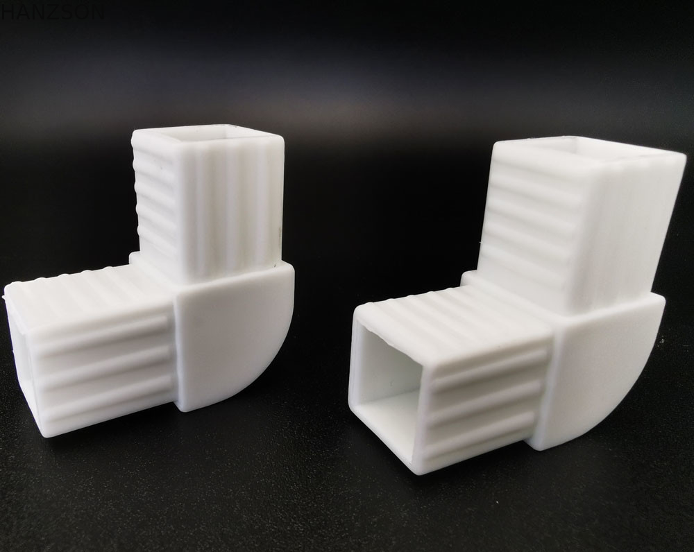 Branco 20*20mm Profil de Alumínio Conexão de Esquina Junção Gasket Janela de plástico Conexão de Esquina Peças