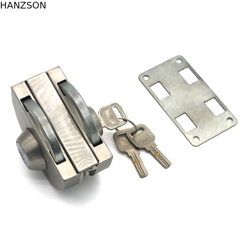 ODM lateral dobro da fechadura da porta dos acessórios de vidro do hardware da porta SS304 201
