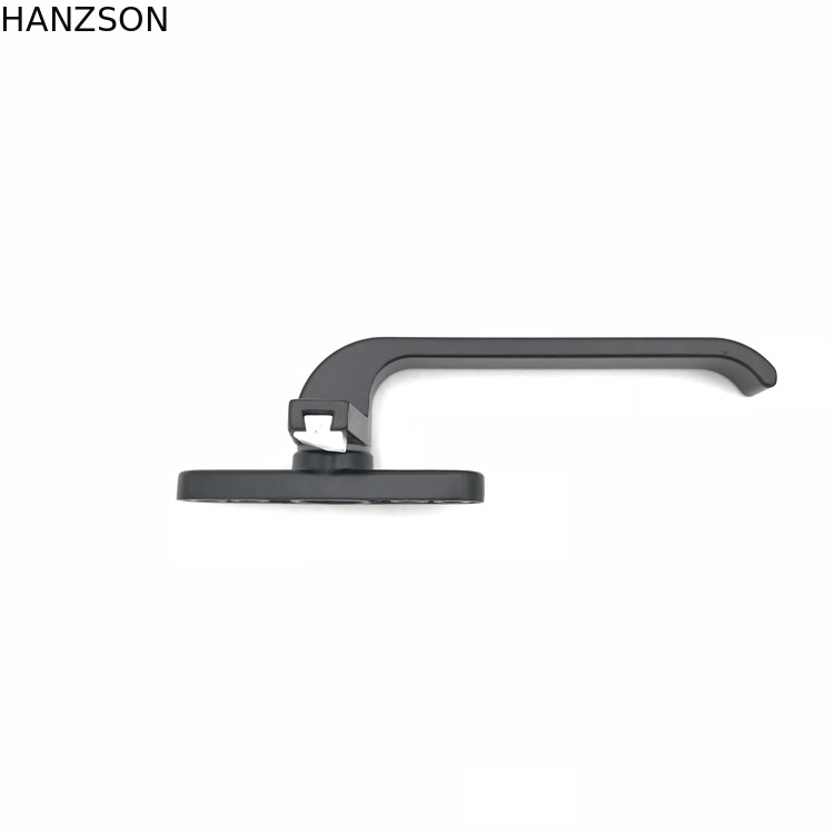Punhos de janela revestidos da porta do pó para o material liga de zinco da janela de batente de UPVC
