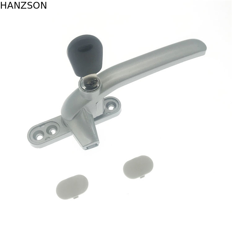 Punhos de janela ligas de zinco da porta com chave para o revestimento do pó da janela do Pvc de Upvc