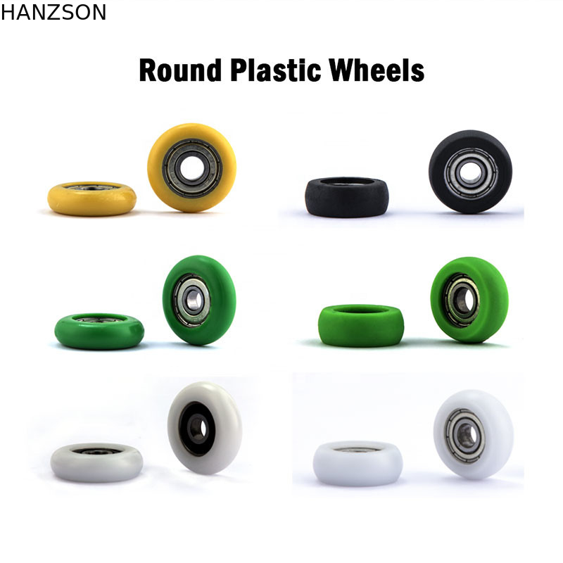 6200zz 6201zz que carrega o OEM de nylon dos rolos de porta para a porta de vidro de deslizamento
