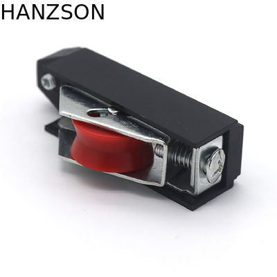 Rolos de porta de alumínio do ODM, material de nylon dos rolos sS201 da janela de vidro de deslizamento